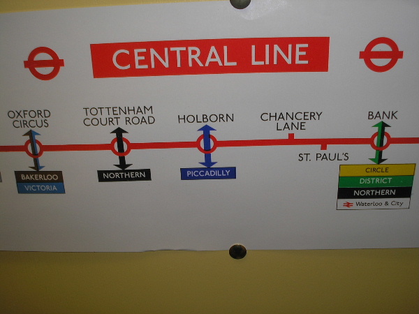 Central line car diagram - Pre 1981